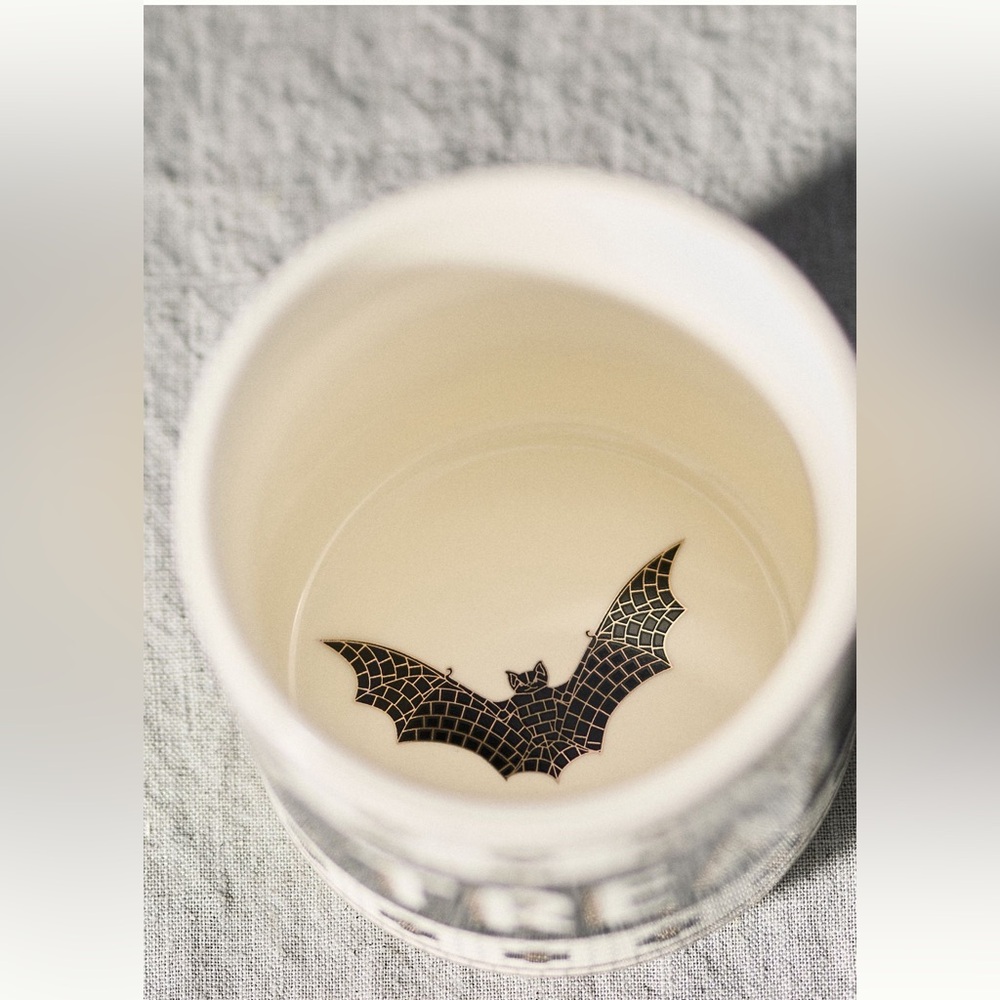 Anthropologie Halloween mug! The Bistro Tile  Stoneware Mug - Halloween edition! - Picture 6 of 10